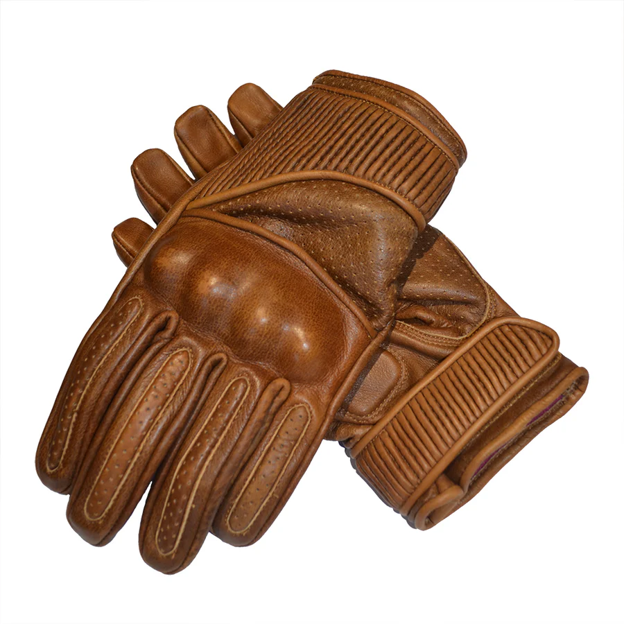 Viceroy Armored Leather and Silk Motorcycle Glove - Image 3