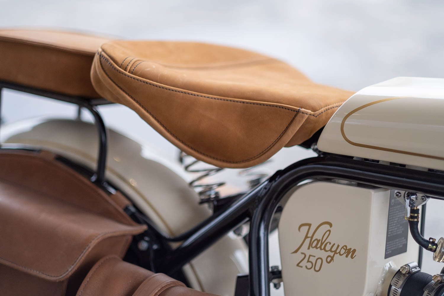 Halcyon 250 Sargent Seat Assembly - Janus Motorcycles