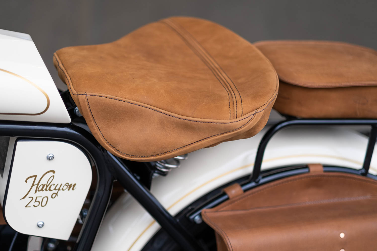 Halcyon 250 Sargent Seat Assembly - Janus Motorcycles
