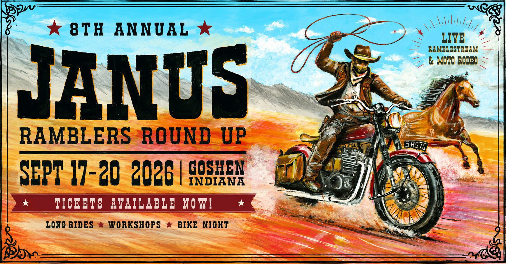 JANUS 2026 OWNER'S RALLY:    THE RAMBLERS ROUND UP